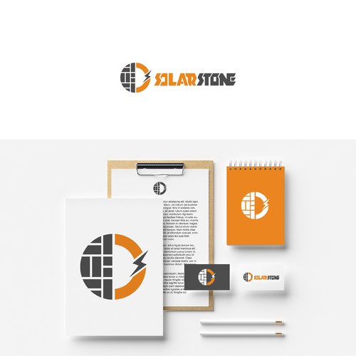 Solar logo with the title 'Logo for Solar Energy Paver manufacturer'