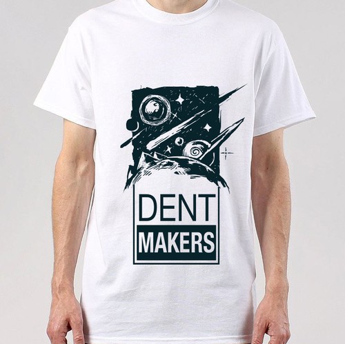 Shirt logo with the title 'Dent Makers Logo'