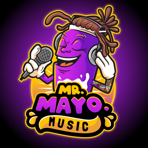 Black music logo with the title 'Mr Mayo Music'