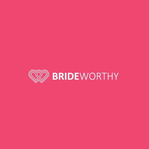 Ring design with the title 'Bride Worthy Logo Design'