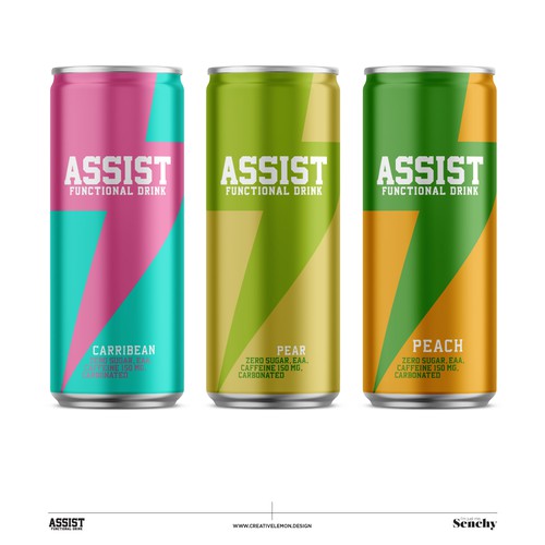 energy drinks labels