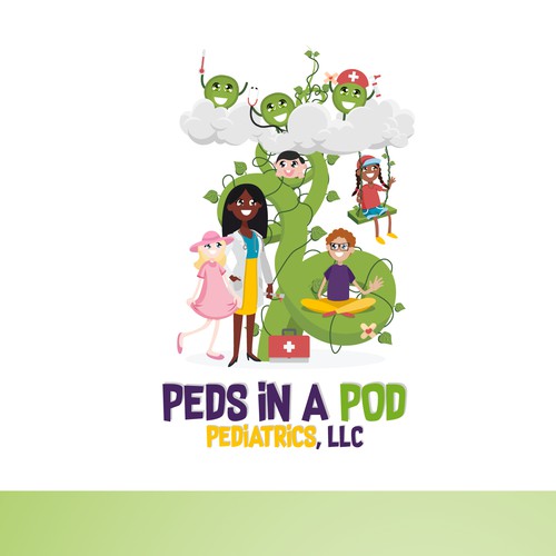 Kids brand with the title 'Pediatric logo '