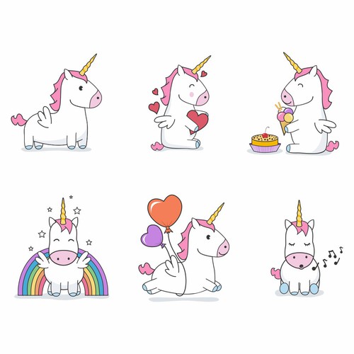 Professional logo with the title 'unicorn'