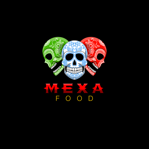 Mexican restaurant design with the title 'Mexa Food'