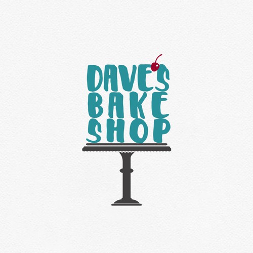 Cherry design with the title 'Dave's Bake Shop'