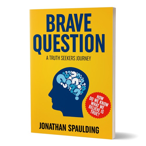 Brain design with the title 'Book cover'