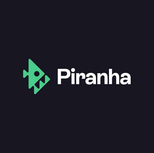Startup brand with the title 'Piranha'