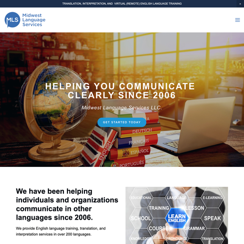 SEO design with the title 'Homepage Redesign & SEO Services'