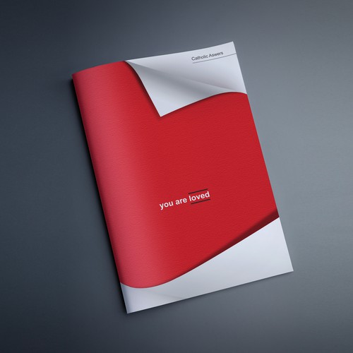 Heart book cover with the title 'Cover book for Catholic Aswers'