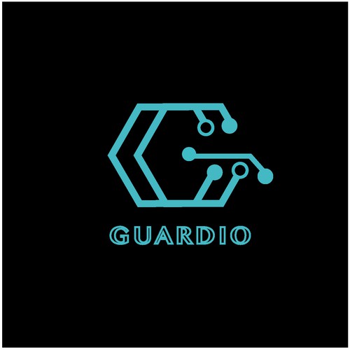 3D brand with the title 'Minimal Logo Consept for Guardio'