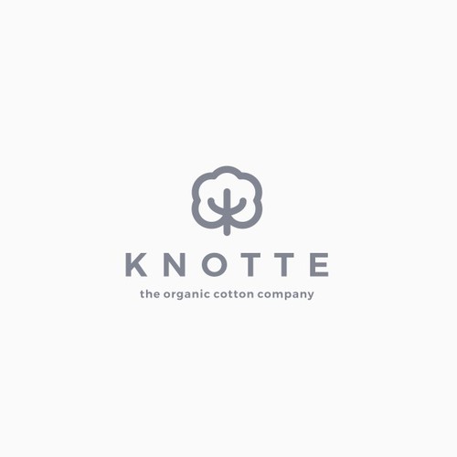 Platinum logo with the title 'cotton mark - knotte'