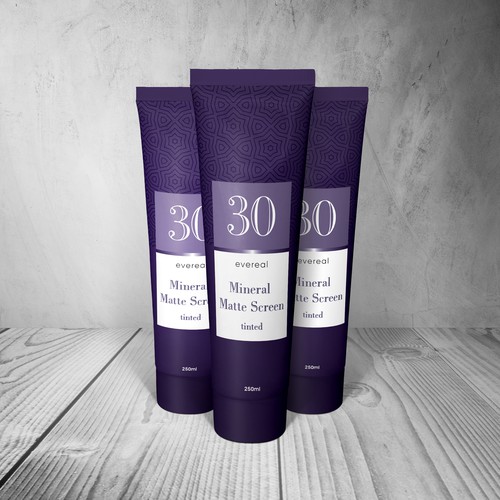 Purple packaging with the title 'Mineral Matte Screen'