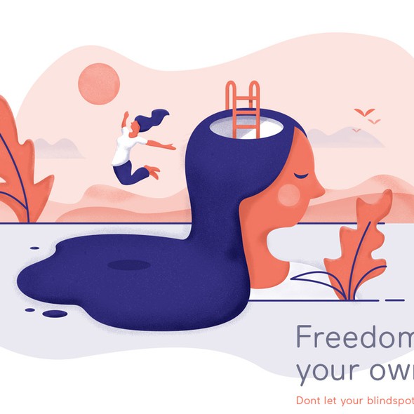 Modern website with the title 'Lifecoach website'