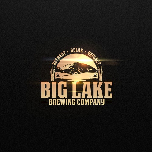 Company brand with the title 'a creative design for Alaska's newest brewery'