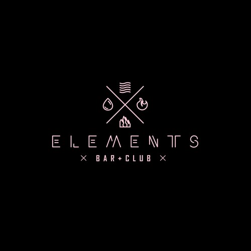 Air design with the title 'Modern logo concept for a night club.'