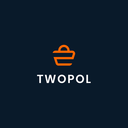 Trolley logo with the title 'twopol'