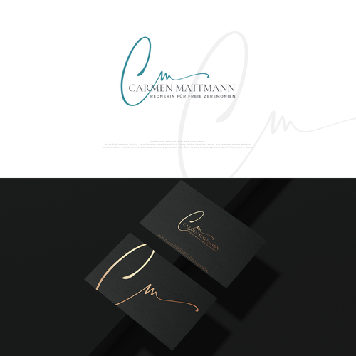 Signature logo with the title 'Logo Design for Coaching'