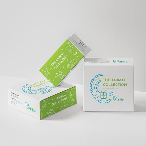 Wood packaging with the title 'Packaging for animal wooden toys'