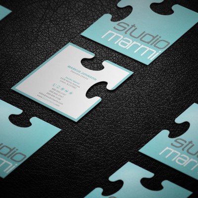 Business card for Studio Marmi