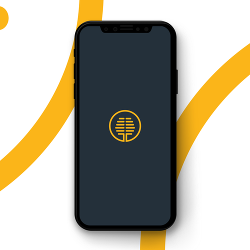 Gold circle logo with the title 'Innomenta logo design'