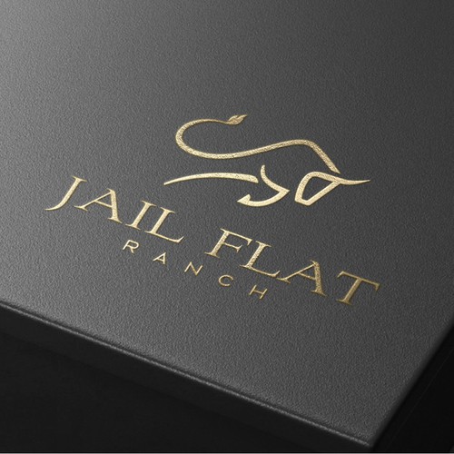 Jail logo with the title 'Jail Flat Ranch'