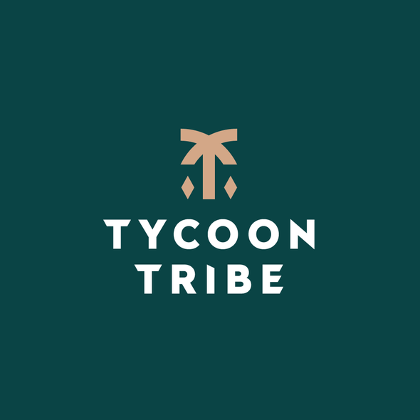 Powerful logo with the title 'Tycoon Tribe Logo'