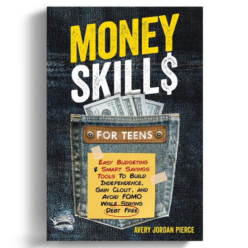 Financial book cover with the title 'Money Skills for Teens'