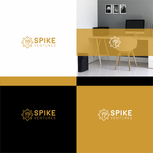 Outline logo with the title 'SPIKE VENTURES'