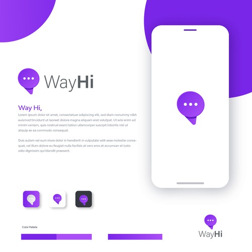 Messaging design with the title 'Messaging Logo'