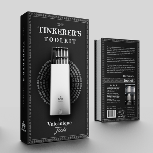 Gadget design with the title 'Toolkit packaging'