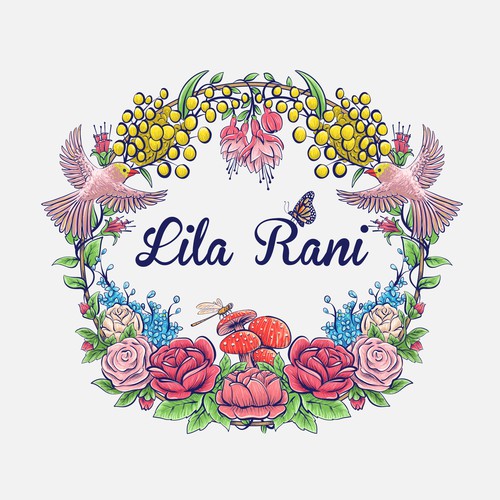 Flower logo with the title 'logo'