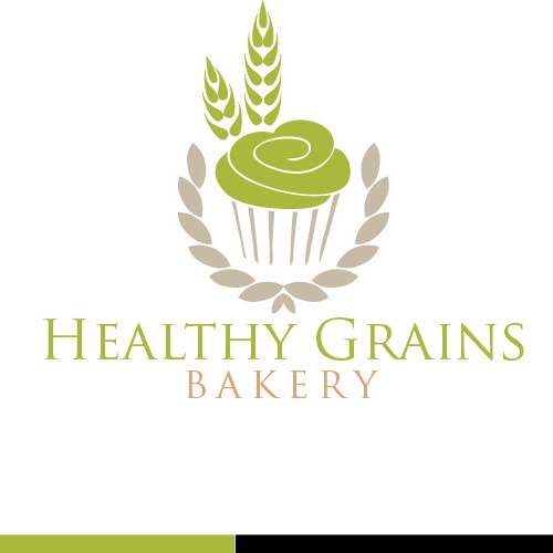 Catering logo with the title 'New logo wanted for Healthy Grains Bakery'