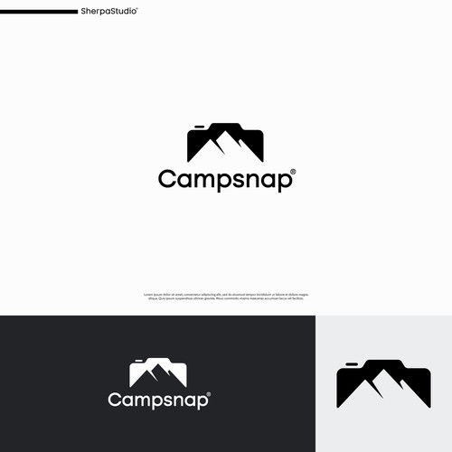 Logo with the title 'Campsnap'