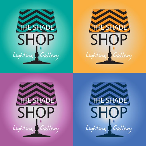 Shop brand with the title 'The shade shop logo'