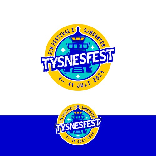 Music brand with the title 'Logo for music festival.'