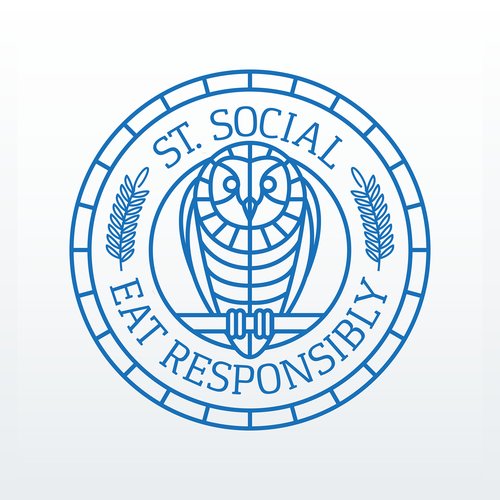 Seal design with the title 'Sophisticated logo for modern Greek Pub'