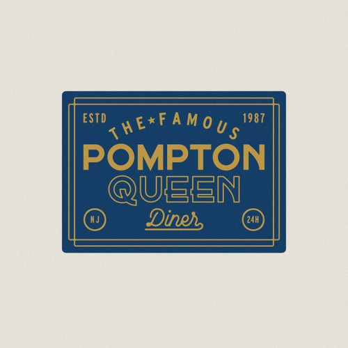 Diner design with the title 'Diner Logo'