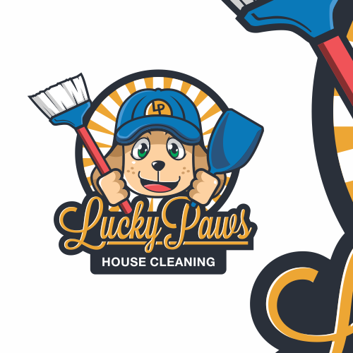 Lucky logo with the title 'Lucky Paws'