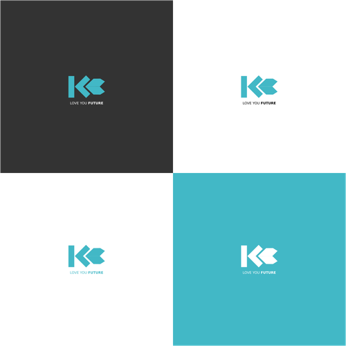 Log logo with the title 'KB logo design'