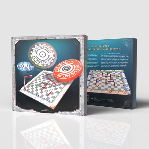 Board game design with the title 'Board Game Design '