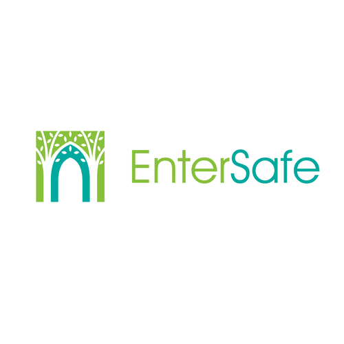 Door logo with the title 'entersafe'