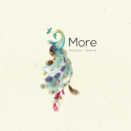 Decorative design with the title '  logo with sensual look for tantra practitioner'