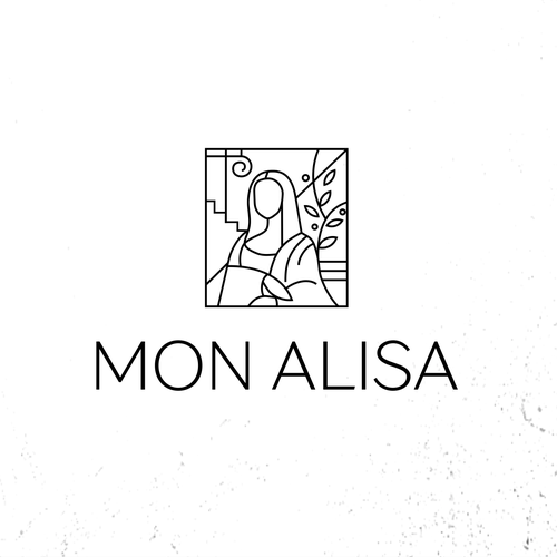 Home furnishing logo with the title 'Mon Alisa'