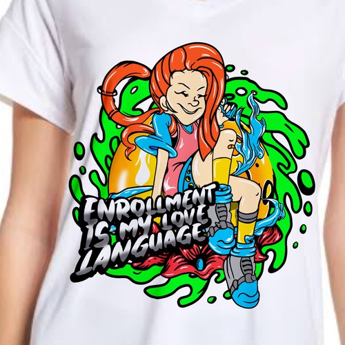 Agriculture t-shirt with the title 'Enrollment'