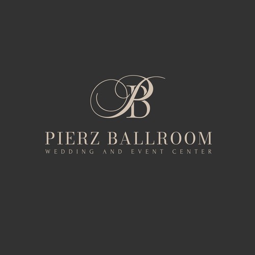 Event planning logo with the title 'Wedding Center Logo Design'