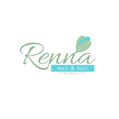 Hair brand with the title 'Logo concept for a salon/spa.'