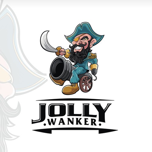 Pirate logo with the title 'Pirates Mascot Logo'