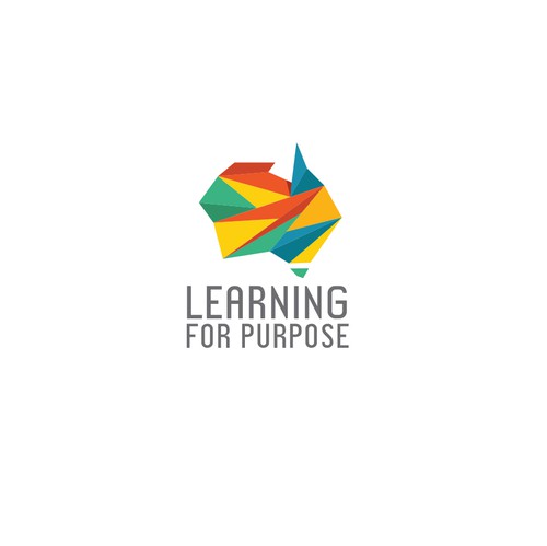 Full-color design with the title 'Learning for Purpose Logo'