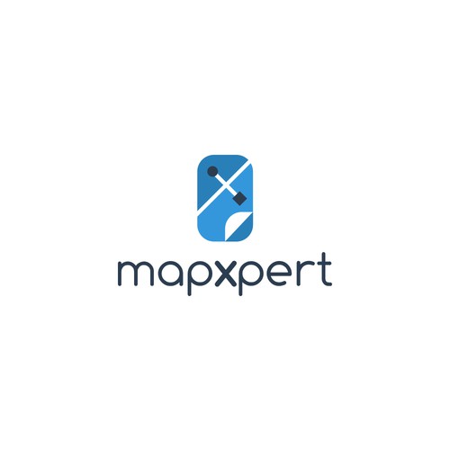 Aircraft logo with the title 'mapexpert'