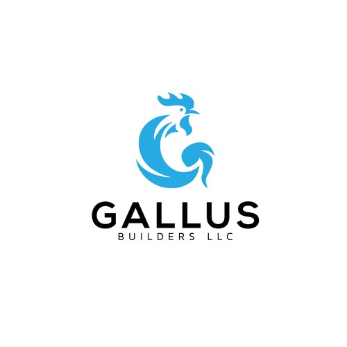 Rooster logo with the title 'Gallus Builders'